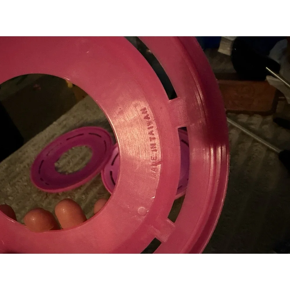 Frisbee Golf Disc Ring Lot of 3 Pcs Pink Catch Ball Flying Saucer